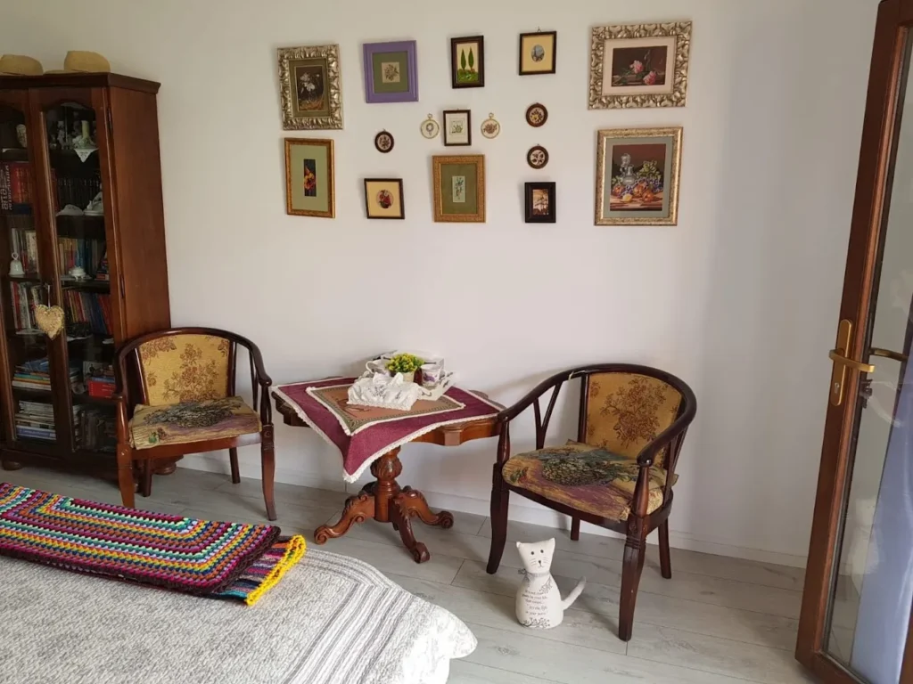 Cameră cu mobilier vintage și decor de perete, Verada Tour Guest House, Somova